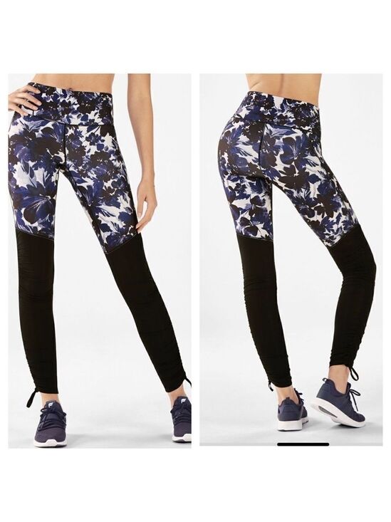 Fabletics Pants - Fabletics Cashel Foldover PureLuxe Floral Leggings